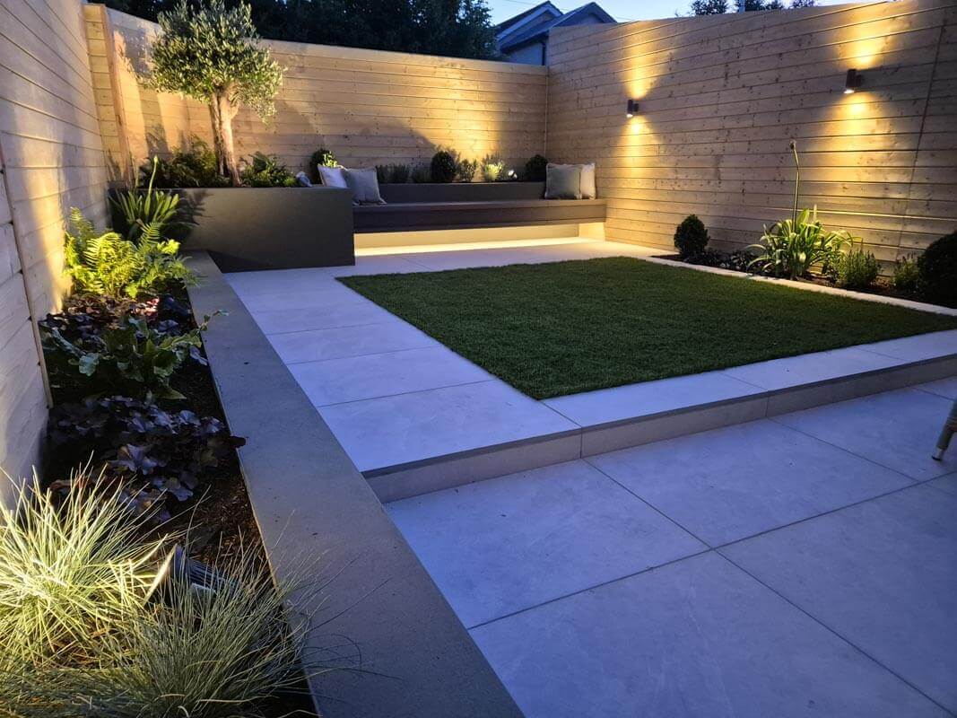New Paving and Patio in Newly Renovated Garden